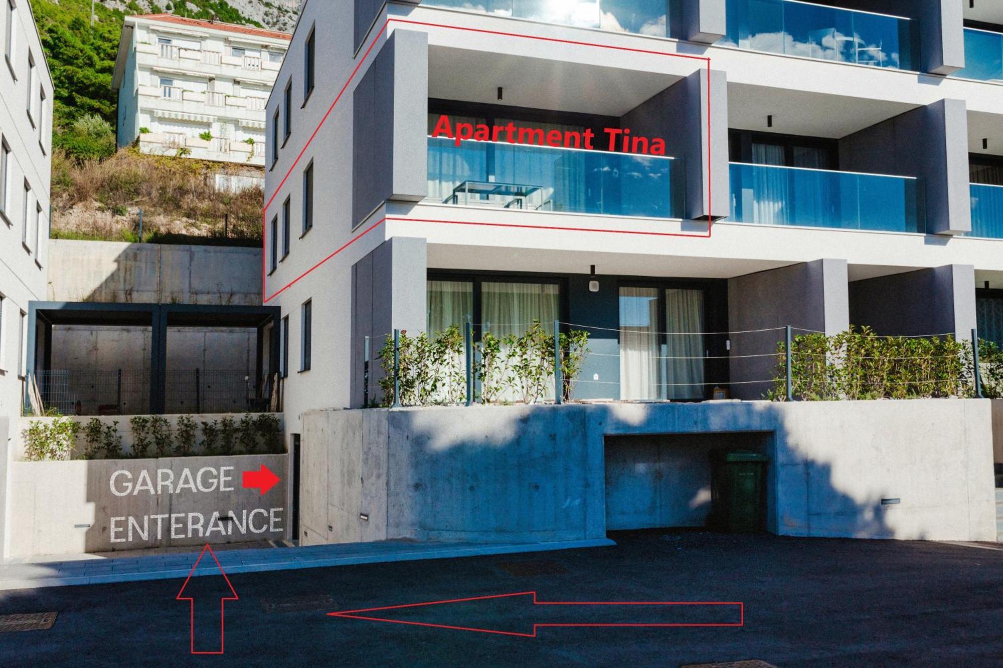 Apartment Tina Baška Voda Екстериор снимка